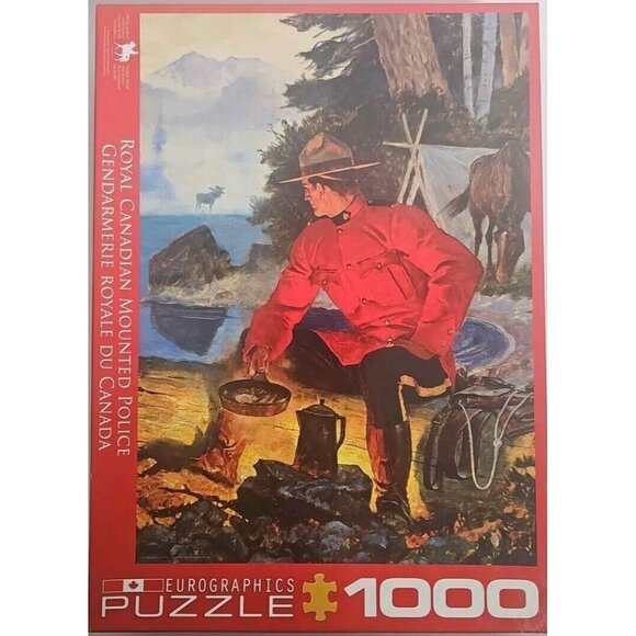 Royal Canadian Mounted Police 1000 Piece Jigsaw Puzzle by Eurographics. - Picture 5 of 5